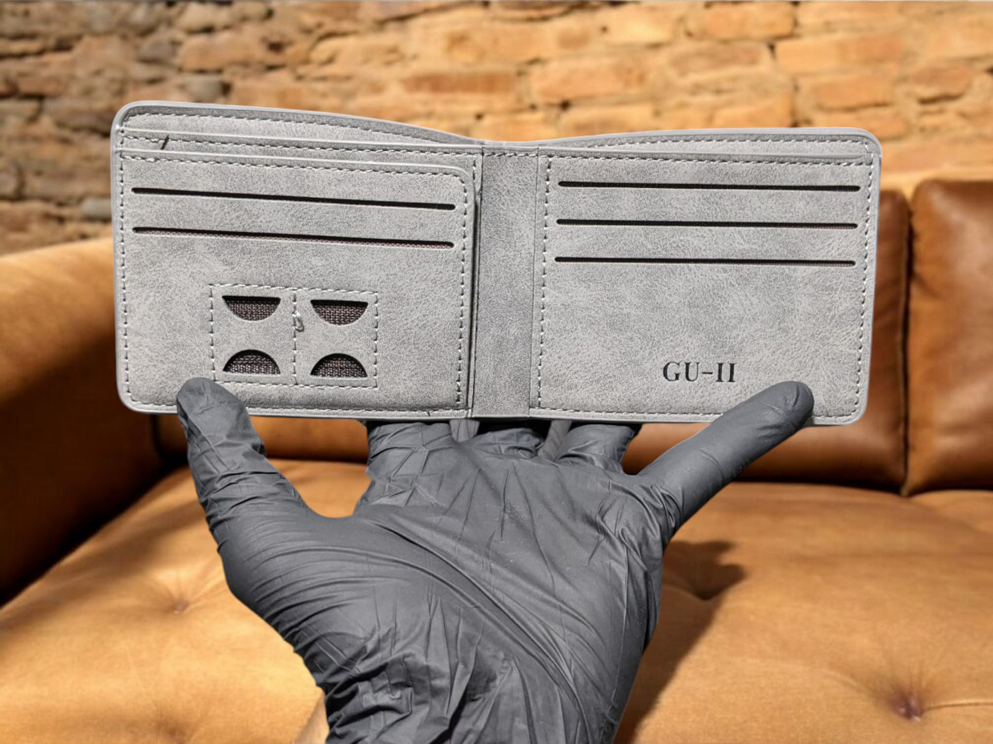 Premium Quality M Button Wallet Mate Material