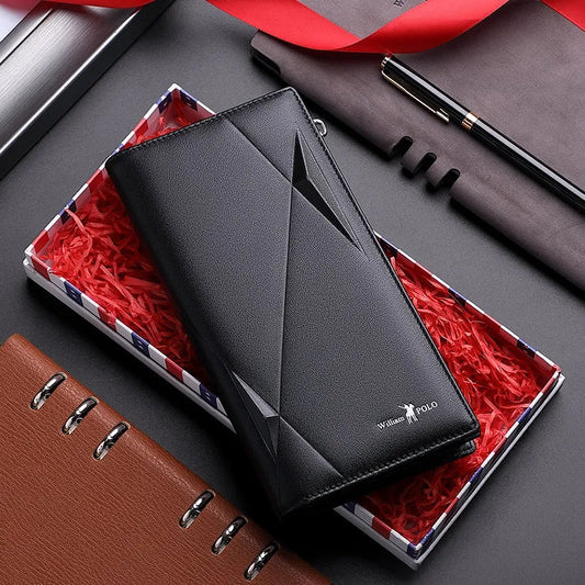 Premium Quality PU Leather Long Style Wallet for Cash, Mobile & Cards Slot