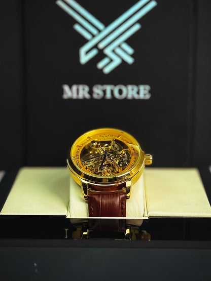 Fitro Leather Strap Watch