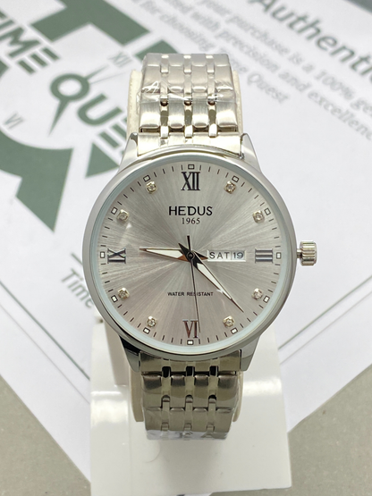 HEDUS Analog Time Quality Stainless Steel Chain Watch For Men