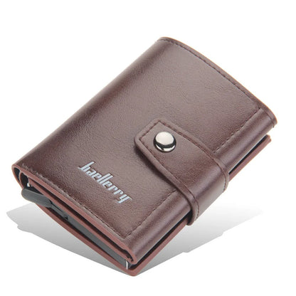 Premium RFID Blocking Pop-Up Card Holder Wallet – Slim & Secure