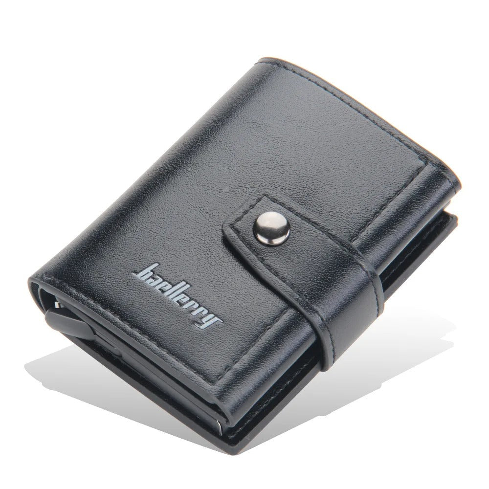 Premium RFID Blocking Pop-Up Card Holder Wallet – Slim & Secure