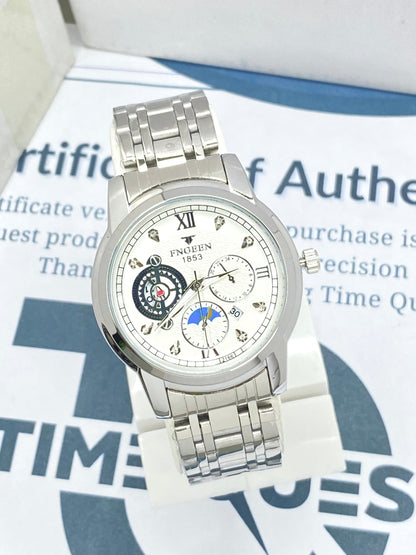FNGEEN 1853 Analog Time Stainless steel Chain Watch For Men