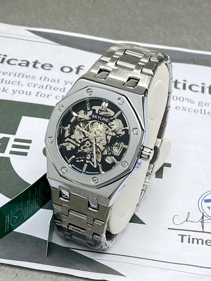 SKYLINE Automatic - Mechanical Movement Luxury Chain Watch For Men