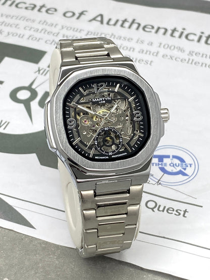 Martyn Line Automatic - Mechanical Movement Stainless Steel Chain Watch