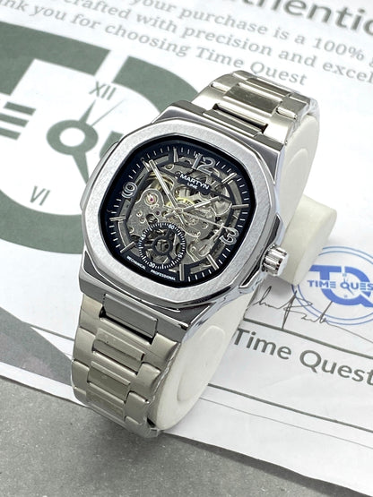 Martyn Line Automatic - Mechanical Movement Stainless Steel Chain Watch