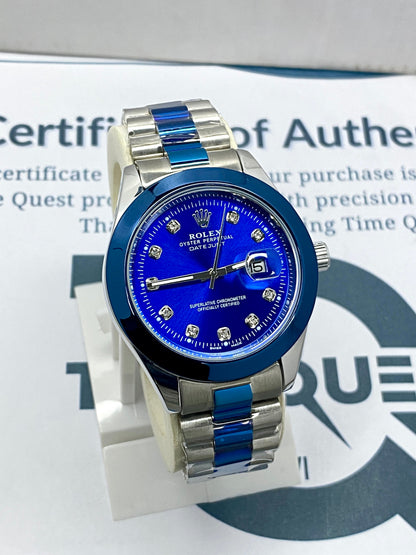 RLX Swiss Made Premium Design Chain Watch For Men With Date Display