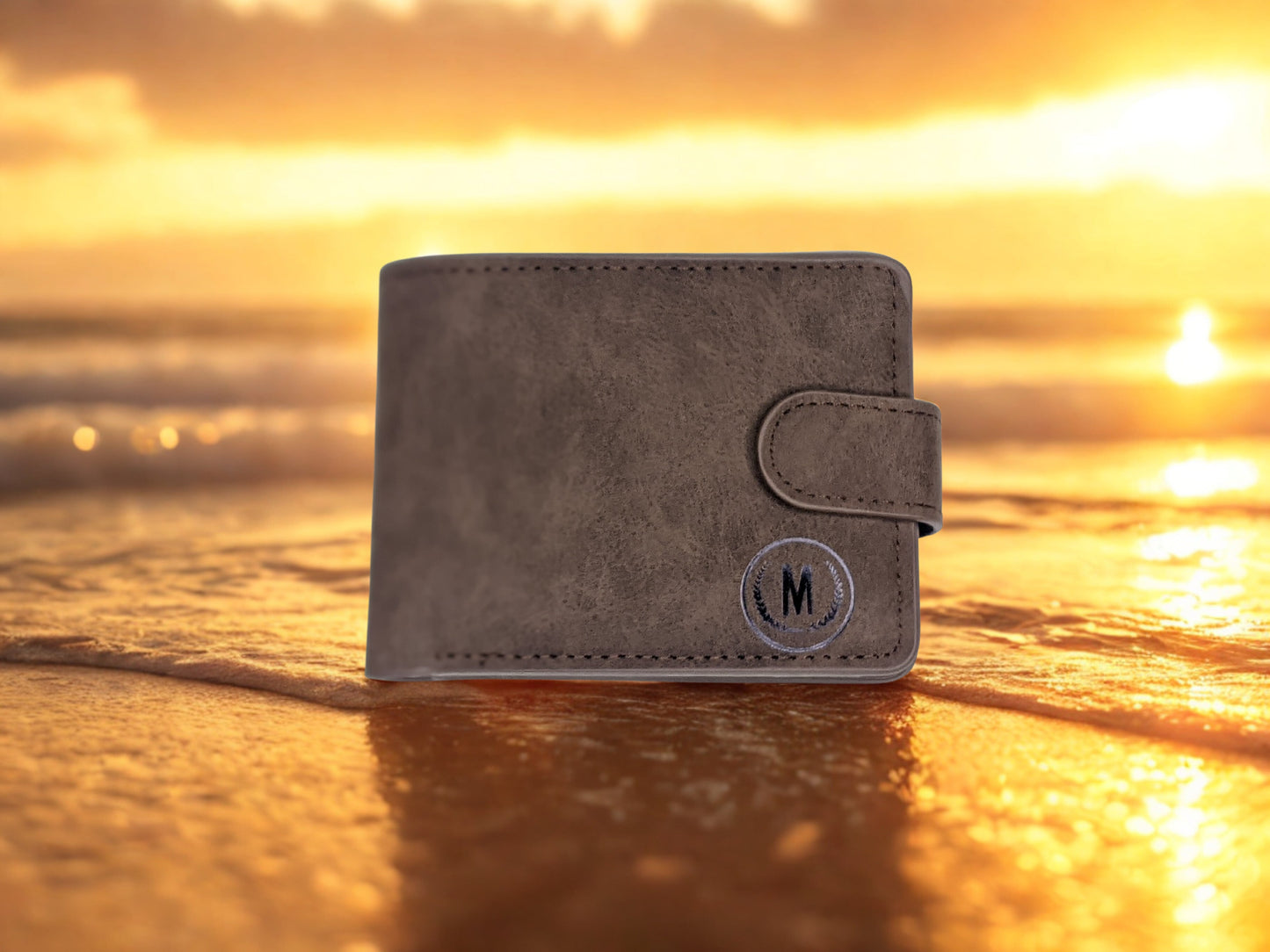 Premium Quality M Button Wallet Mate Material