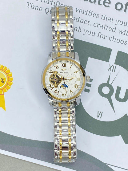 AILANG Automatic Mechanical Movement Premium Stainless Steel Chain Watch for Men