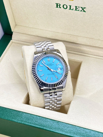RLX Oyster Perpetual Datejust Automatic Luxury Quartz Chain Watch for Men