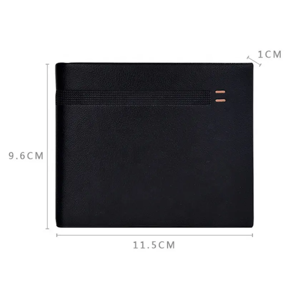 Men's Slim Leisure Business Soft PU Leather Wallet