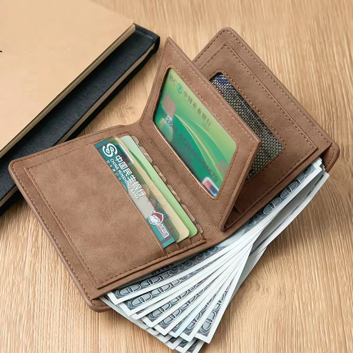 Branded High Quality Men's PU Leather Business Wallet